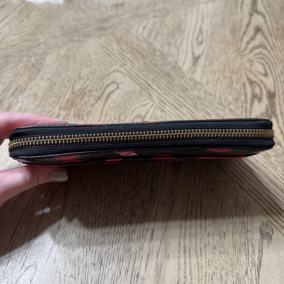 Kate Spade Black Candy Continental Large Zip Around Wallet - Picture 9 of 16